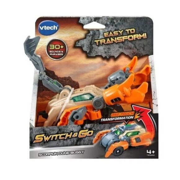 Vtech Switch And Go Scorpion Dune Buggy Transforming Vehicle 30+ Sounds/phrases - Picture 4 of 5
